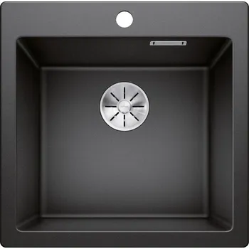 Granitový dřez Tento dřez se vyznačuje nadčasově elegantním designem s rovnými liniemi a jednou mimořádně hlubokou mísou pro maximální objem. Nabízí souvislou velkorysou odtokovou plochu s nízkoprofilovým okrajem a snadno čistitelným přechodem od okraje dřezu k odtokové