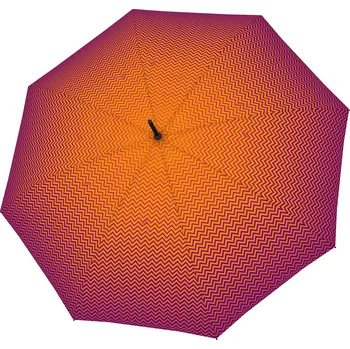 Deštník Doppler, Deštník automatický Fiber Flex Long, oranžovo-fialový - Formadore