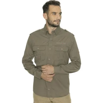 Pánská košile Pánská košile BUSHMAN ZIKMUND khaki 4XL