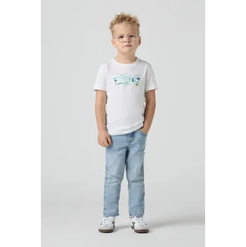 Pánské džíny Dětské rifle Levi's 512 SLIM TAPER JEANS 8EL207 modrá 50X, vel. 116