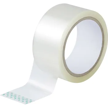 Izolační páska TOOLCRAFT 93038c182 93038c182 lepicí páska transparentní (d x š) 50 m x 48 mm 1 ks