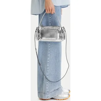 Kabelka Kabelka Calvin Klein Pocket Silver Nylon Small Bag LV04F3443G Stříbrná OS