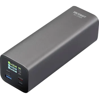 Powerbanka VOLTCRAFT VC-C909 powerbanka 27000 mAh Dodávka energie 3.1 Li-Ion;černostříbrnáIndikátor stavu
