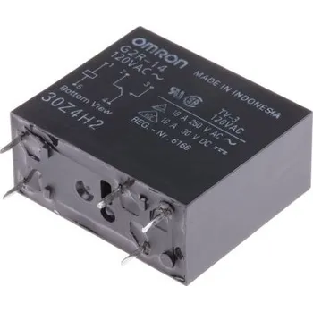 Relé Relé bez blokování SPDT Montáž na PCB 120V ac G2R-1