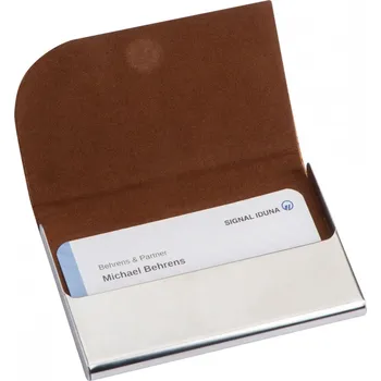 Vizitkář Pouzdro na vizitky - Korek a kov - Možnost gravírování!