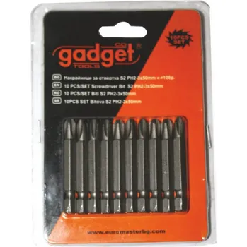 Bit Sada šroubovacích bitů PH3 1/4 CrV (10 ks)