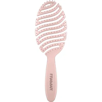 kartáč na vlasy Framar Flex Brush Champagne flexibilní kartáč na vlasy