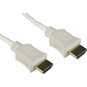 Video kabel Sestava kabelů pro digitální video a monitory 15m Samec HDMI na Samec HDMI barva Bílá