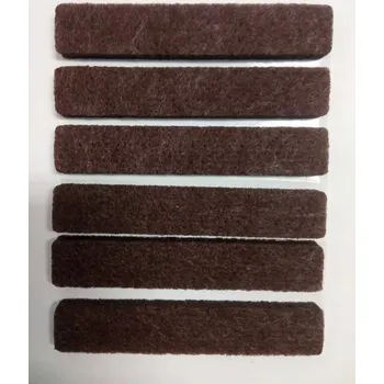 Podložka pod nábytek Filcové podložky pod nábytek hnědé 6 ks SILNÉ / HRUBÉ
