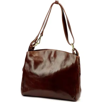 Kožená kabelka Florence hnědá KZ2256227