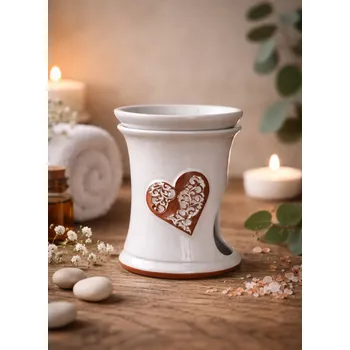 Aroma lampa Bureš aroma lampa Love 14 cm srdce šišaté