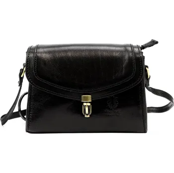 Kabelka Kožená crossbody kabelka Florence 51 černá