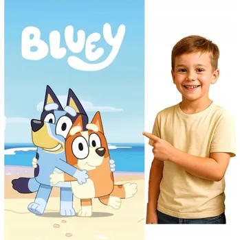 Dětská deka Dětská deka 100x150 Bluey Bingo PEJSCI FLEECE DO ŠKOLKY