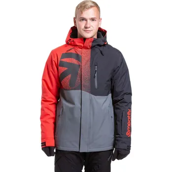Meatfly pánská SNB & SKI bunda Shader Ferrari Red/Dark Grey | Červená | Velikost S