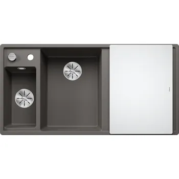 Granitový dřez AXIA III 6 S je moderní kuchyňský dřez určený pro efektivní přípravu pokrmů. Jeho elegantní, minimalistický design se vyznačuje prostornou hlavní mísou a univerzálním multifunkčním cedníkem. Inovativní funkce, jako je pohyblivá krájecí deska a ergonomické