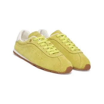 Dámská obuv Sneakersy Tommy Hilfiger Th Bella Low Runner Suede FW0FW09189 Zelená 37