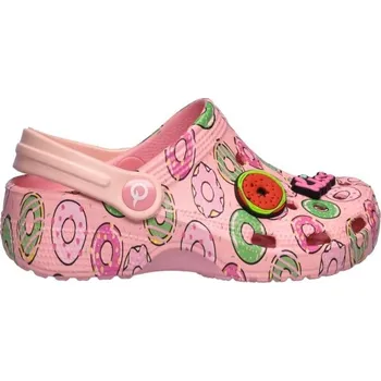 Dámské pantofle Dětské nazouváky AQUOS FOLIGNO 24 Růžová, Světle zelená, Fialová