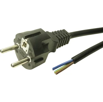 Prodlužovací kabel Cliff FCR72036 napájecí síťový kabel černá 2.5 m