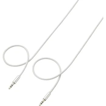 Audio kabel SpeaKa Professional SP-7870512 jack audio kabel [1x jack zástrčka 3,5 mm - 1x jack zástrčka 3,5 mm] 1.00 m bílá SuperSoft opletení