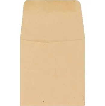 Obálka Mini obálka kraftová (hnědá) 60x60mm