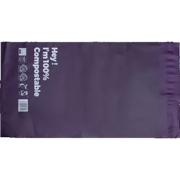 Obálka EKO kompostovatelný sáček fialový 250x400mm