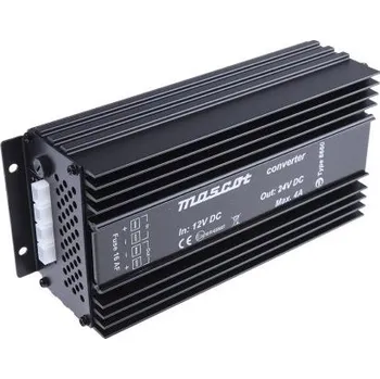 Měnič napětí Autoadaptér pro montáž napevno, stálý výkon: 100W, vstupní: 12V dc, výstup: 24V dc