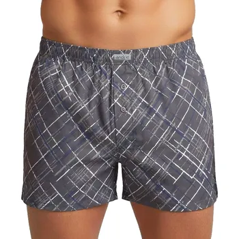 Trenýrky Andrie PS 5965 šedé pánské trenýrky Barva: šedá, Velikost: M