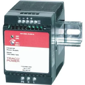 spínaný zdroj Napájecí zdroj na lištu DIN 80W, počet výstupů: 1 3.3A, výstup: 24V dc