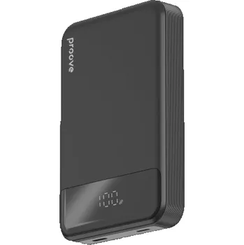 Powerbanka PROOVE Powerbanka Hoodman Magnetická černá 20W 10000mAh