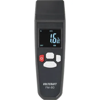 VOLTCRAFT FM-80 měřič vlhkosti materiálů, 0.20 do 2.0 procent, dřevo 6 do 44 procent, do tvrdého dřeva