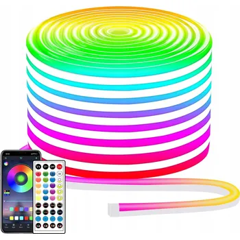 LED páska 2026 LED pásek RGB 5m IP65 Dálkový Ovladač Aplikace Neon Dekorativní Vodotěsný
