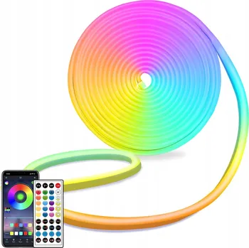 LED páska LED pásek RGB 5m IP65 Dálkový Ovladač Aplikace Neon Dekorativní Vodotěsný 2026