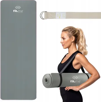 podložka na cvičení PODLOŽKA NA CVIČENÍ JÓGA FITNESS MĚKKÁ SILNÁ KARIMATKA VELKÁ 1 CM NBR FIT.ME