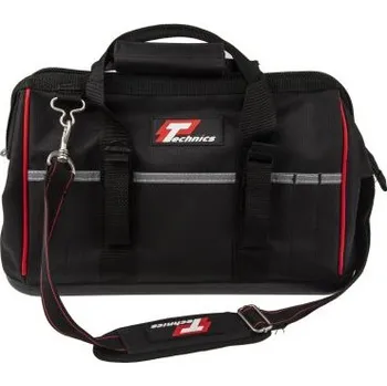 Brašna na nářadí Dvojitý zip, Polyester Pytel s tuhým dnem Ramenní popruh, délka: 415 mm 225 mm x, výška: 290 mm