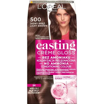 Barva na vlasy L'Oréal Casting Crème Gloss Barva Na Vlasy Bez Amoniaku 500 Světle Hnědá