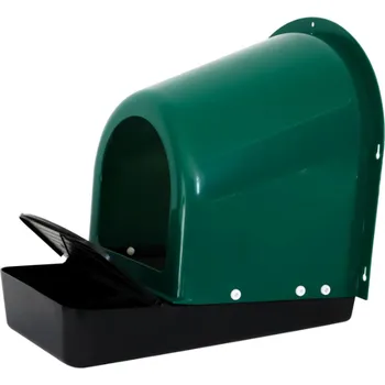 snáškové hnízdo Plastové snáškové hnízdo pro slepice se sběrným košíkem