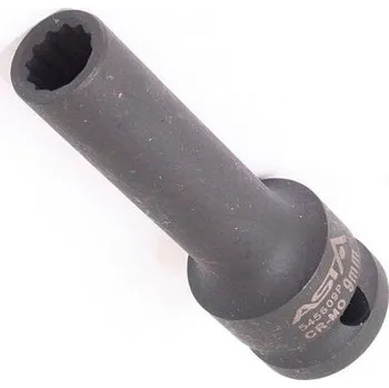 Gola hlavice Hlavice nástrčné úderové 1/2", 12hranné, prodloužené 78 mm, různé rozměry - ASTA Velikost: 9 mm