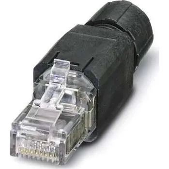Síťový konektor Phoenix Contact VS-08-RJ45-5-Q/IP20 BK, 1658008, RJ45 konektor, RJ45, CAT 5, piny:8, 1 ks