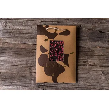 Čokoláda Čokoládovna Lyra LYRA PREMIUM A4 DARK - hořká čokoláda s lyofilizovaným ovocem