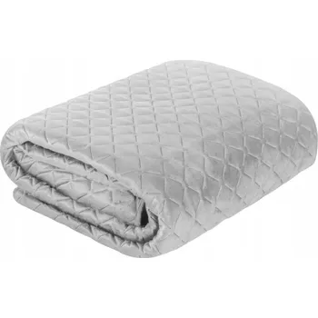 Přehoz na lůžko Přehoz na postel Eurofirany polyester 170 cm x 210 cm šedý