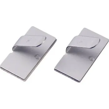Stahovací páska TRU COMPONENTS TC-MWCR25203 úchytka samolepicí 1593025 Průměr kabelového svazku (rozsah) 10 mm (max) stříbrná 1 ks