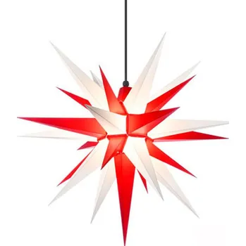 umělá květina Herrnhutská hvězda A7 - Ø cca 68 cm, bílo-červená