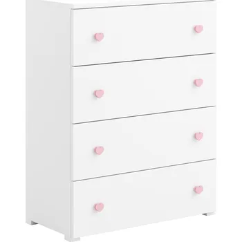 Komoda Komoda Kobi 80 x 40 x 100 cm bílá matná