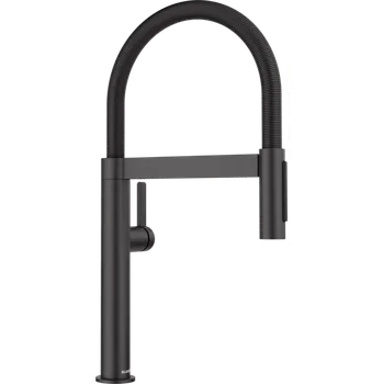 Granitový dřez BLANCOCULINA-S II Mini je kompaktní, ale výkonná kuchyňská baterie, která kombinuje elegantní design s poloprofesionální funkčností. Její ohebná kovová hadice nabízí optimální rozsah pohybu, zatímco funkce dvojitého ostřiku s integrovanou zarážkou průtoku