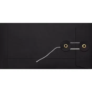 Obálka Obálka se šňůrkou černá DL (110x220mm)
