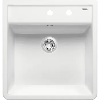 Granitový dřez Dřez PANOR 60 se skvěle hodí do tradičních i moderních venkovských domů. Jeho elegantní kombinace křivek a velkorysé mísy v zářivě bílá barvě vnese do vaší kuchyně nádech venkovského stylu. Je navržen pro 60cm spodní skříňky a nabízí krásu i funkčnost.