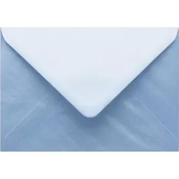 Obálka Poštovní obálka modrá lesklá C6 (114x162mm)