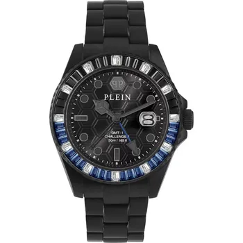 Hodinky Philipp Plein PWPZA0324 Unisex GMT-I Challenger Baguettes 44mm 5ATM