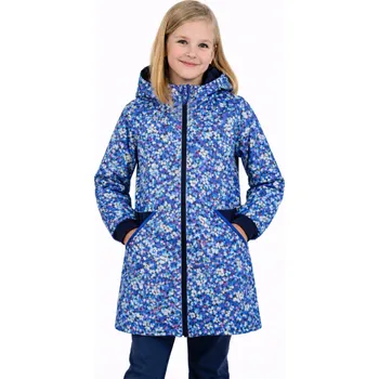 Chlapecká bunda Kocour Mourek Kabát - parka softshellová MODRÉ KONFETY Velikost 164