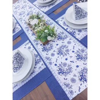 prostírání Jídelní sada - Modrý český cibulák - 8 prostírání